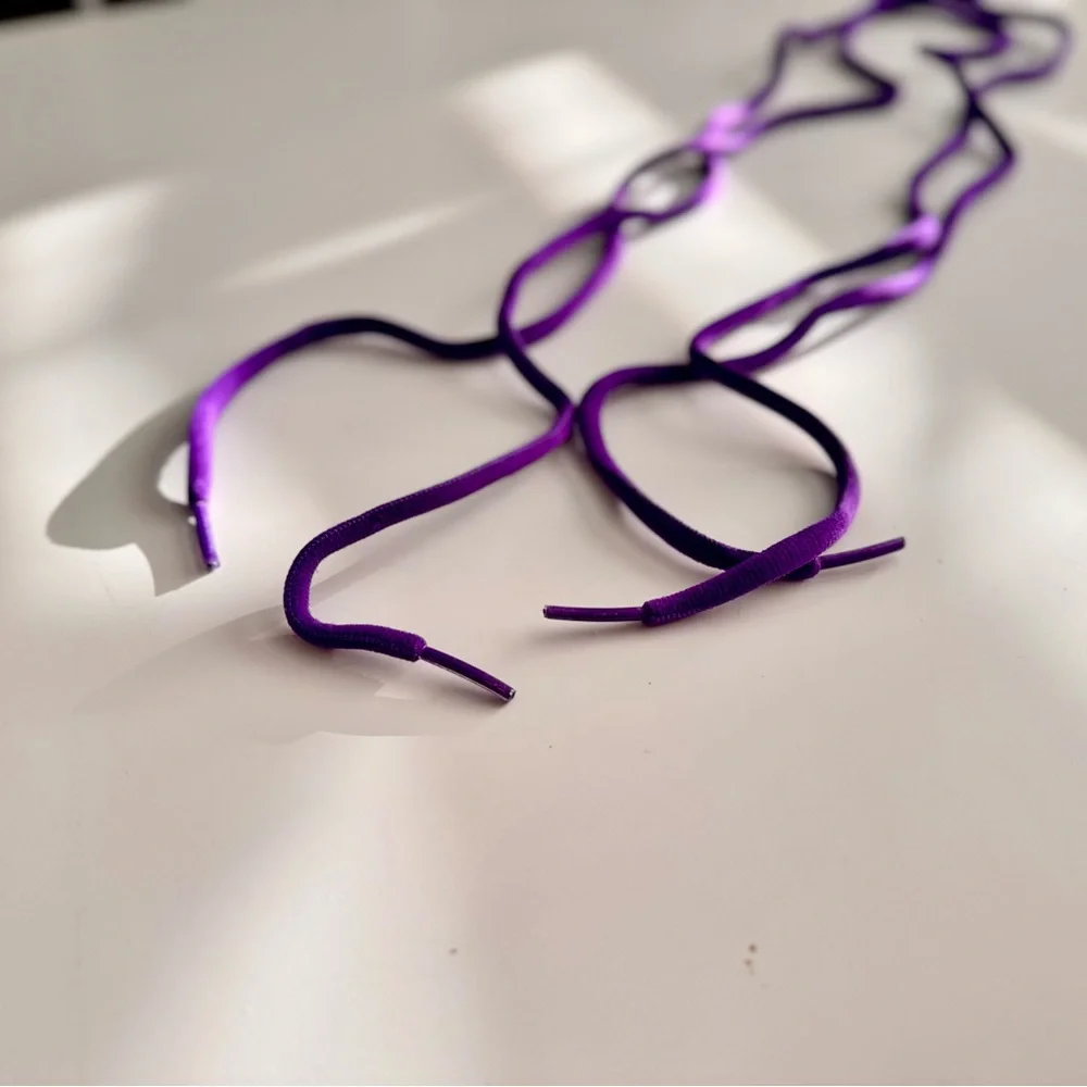Purple Oval-Style Athletic Sneaker Shoelaces 44” NEW
